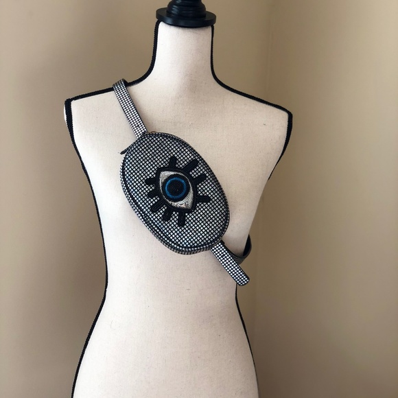 Handbags - Sequined Evil Eye Belt Bag | Waist Fanny Pack